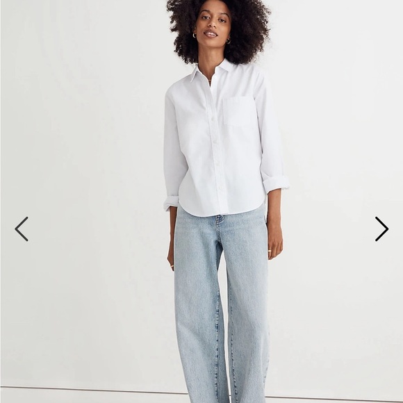 NWT Madewell white dress shirt 100% cotton - Picture 10 of 10